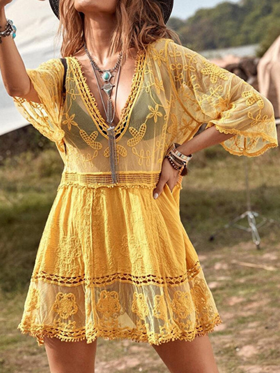 lace cover up dress Lola Lace Cover-Up Dress – Casually Tracey
