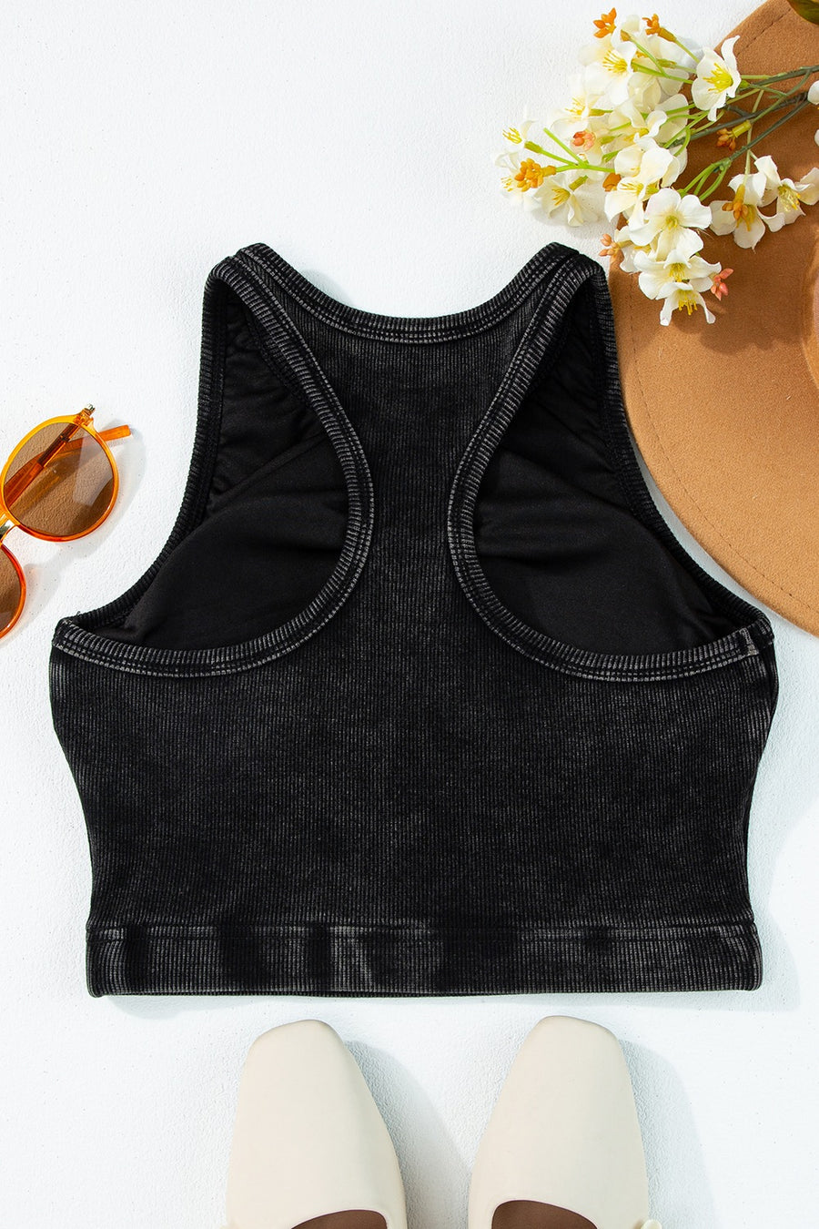 Tubey Round Neck Racerback Tank