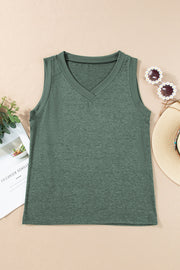 Kitty V-Neck Wide Strap Tank