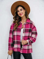 Checkmate Plaid Button Up Jacket