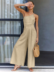 Natalia One Strap Backless Jumpsuit