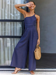 Natalia One Strap Backless Jumpsuit