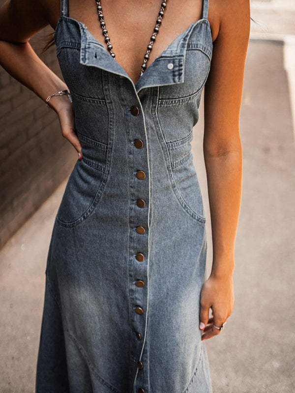 Fun In The Sun Denim Dress