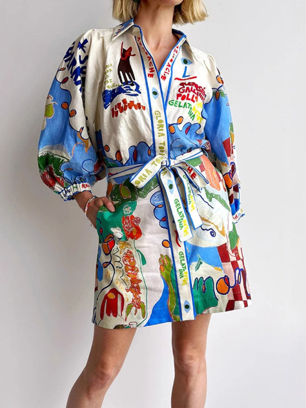 Syprus Linen Shirt Dress