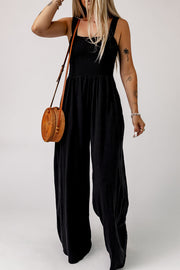 Sasha Smocked Wide Leg Jumpsuit