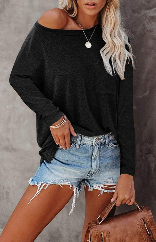 Henna Casual Long Sleeve Top