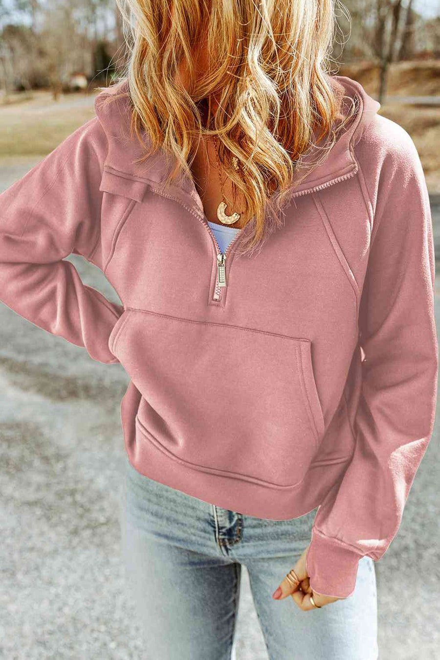 Donna Half-Zip Hoodie