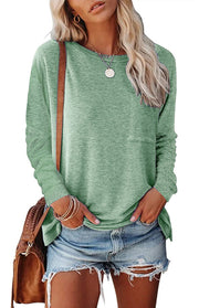 Henna Casual Long Sleeve Top