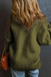 Firefly Ribbed Dropped Shoulder Sweater