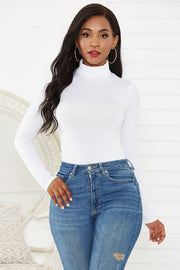 Stepping Out Turtleneck Long Sleeve Bodysuit