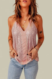 Max Sequin Racerback Tank