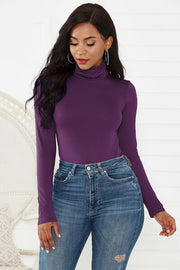 Stepping Out Turtleneck Long Sleeve Bodysuit