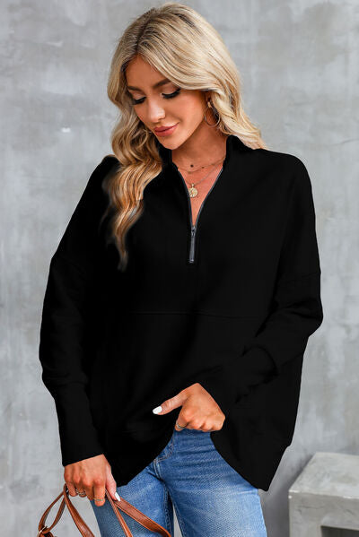 Eva Half Zip Sweatshirt