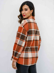 Checkmate Plaid Button Up Jacket