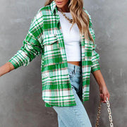 Always Trendy Plaid Jacket