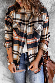 Double Take Plaid Shirt