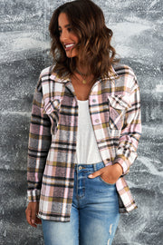 Double Take Plaid Shirt