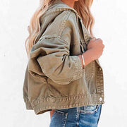 Melanie Hooded Denim Jacket