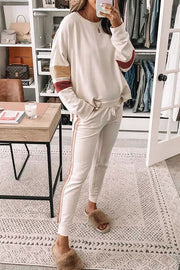 Amber Sweatshirt and Drawstring Joggers Set