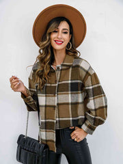 Checkmate Plaid Button Up Jacket