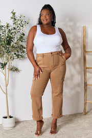 Risen Full Size High Waist Straight Jeans