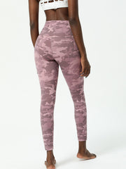 Evette Camouflage Yoga Leggings - Pink