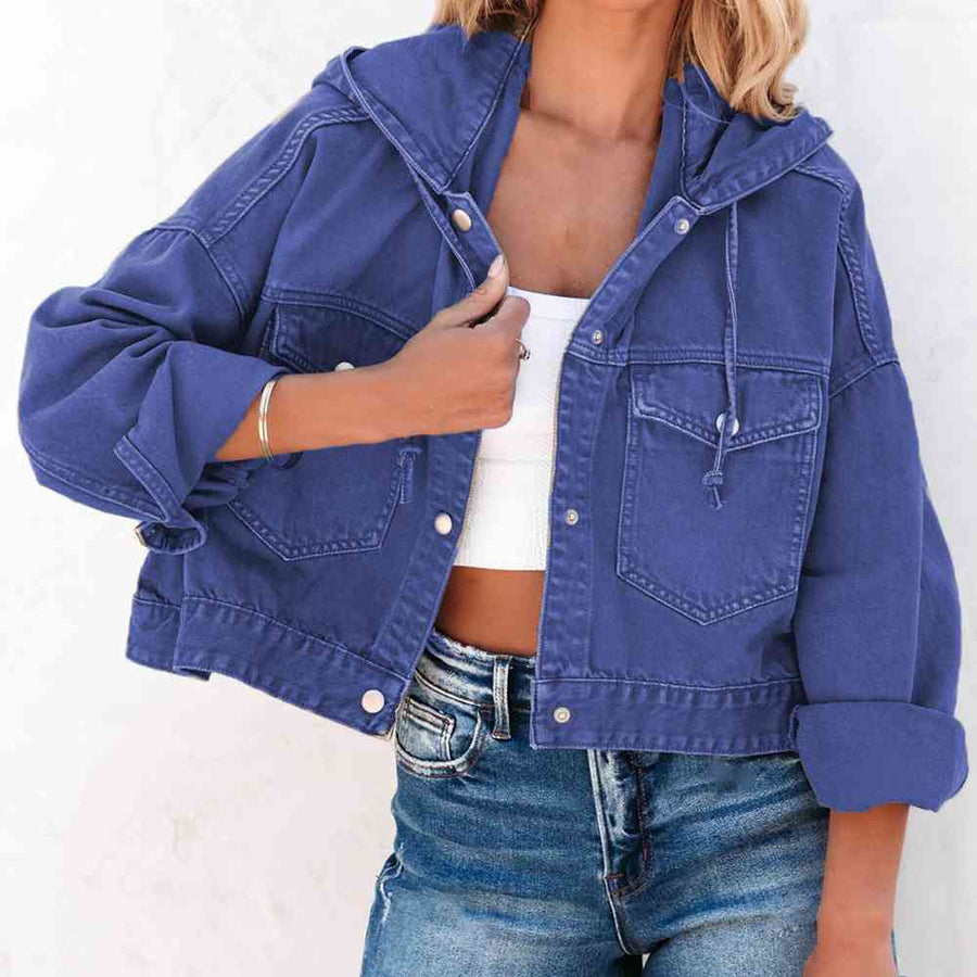 Melanie Hooded Denim Jacket