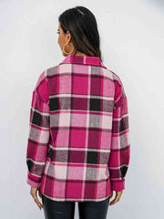 Checkmate Plaid Button Up Jacket