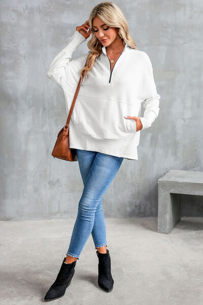 Eva Half Zip Sweatshirt