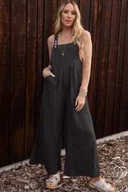 Tye Me Wide Leg Overalls