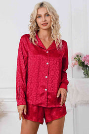 Night Whisper Shirt and Shorts Lounge Set