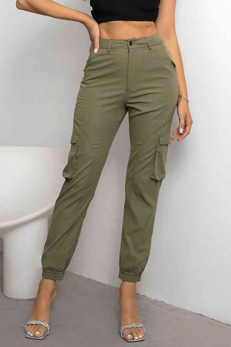 Mystique High-Waist Cargo Pants