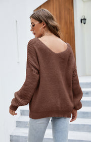 Hallelujah V-Neck Pocket Sweater