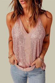 Max Sequin Racerback Tank