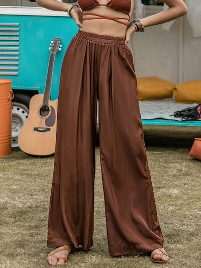 Rusty Chocolate Flare Pants