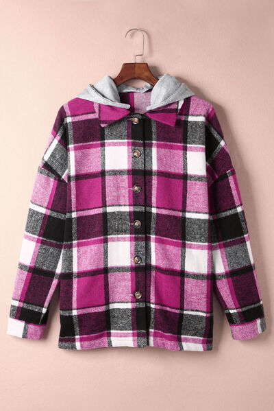 Blake Plaid Hooded Jacket