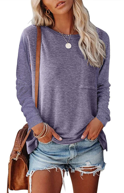 Henna Casual Long Sleeve Top