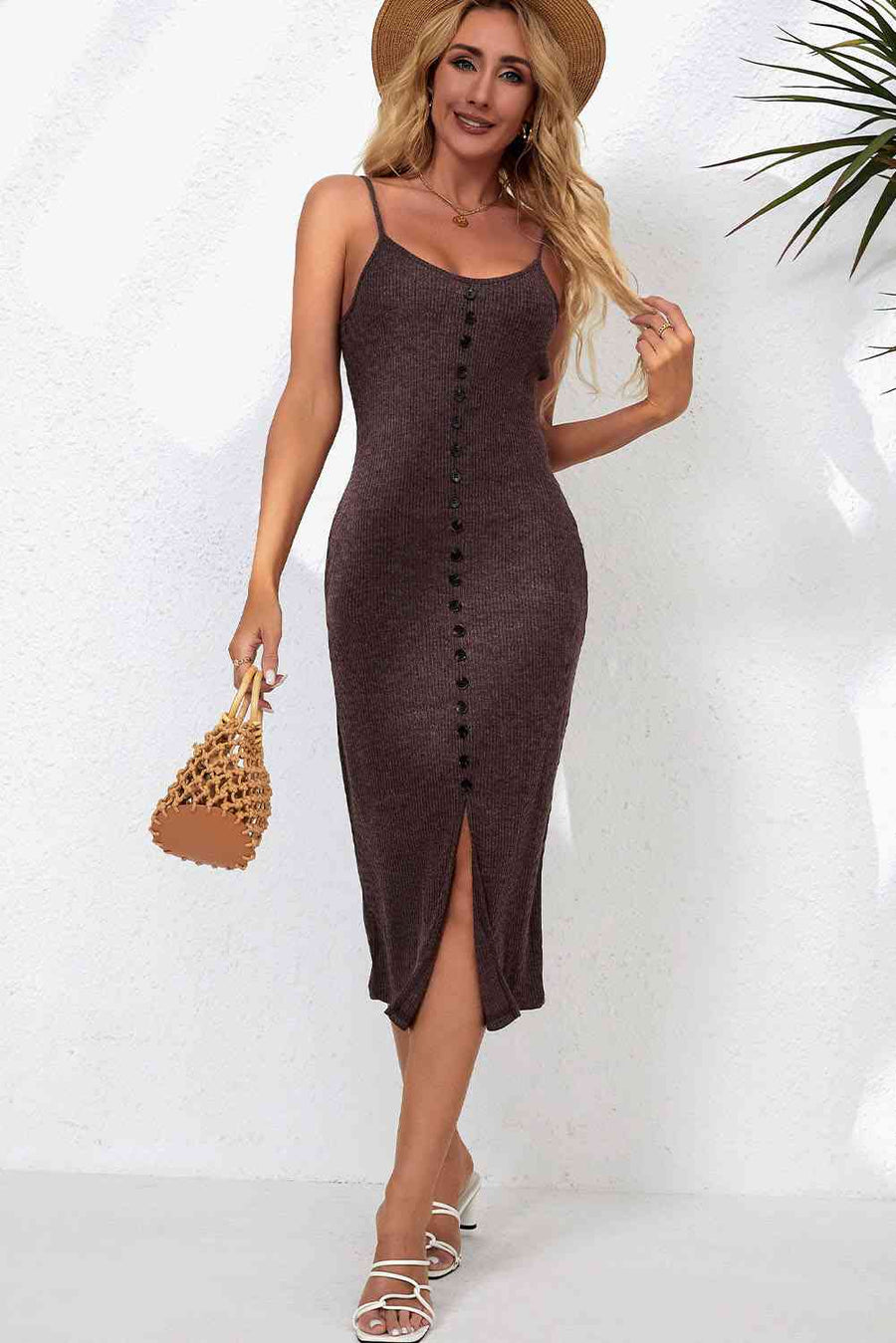 Fancy That Slit Midi Dress