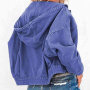 Melanie Hooded Denim Jacket