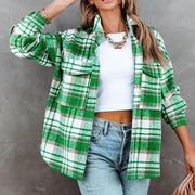 Always Trendy Plaid Jacket