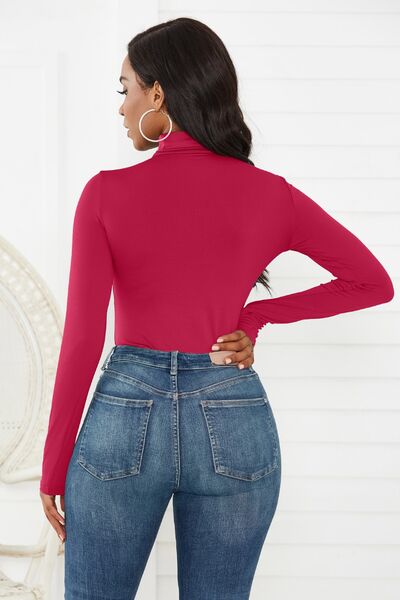 Stepping Out Turtleneck Long Sleeve Bodysuit