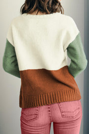 Yogi Color Block Sweater