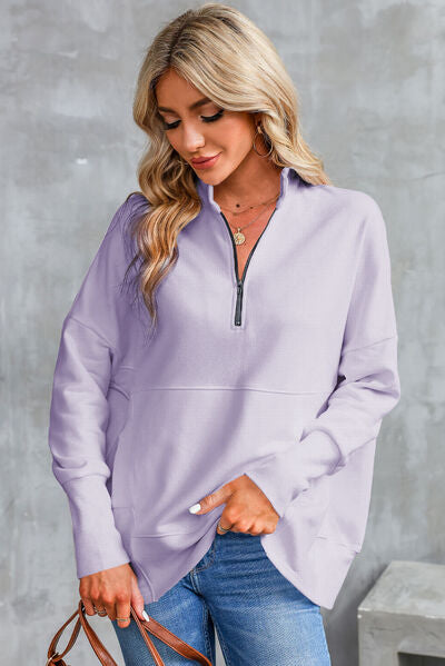 Eva Half Zip Sweatshirt