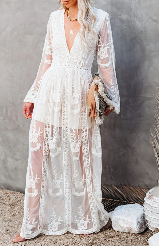 Imagine Me Lace Hollow Dress