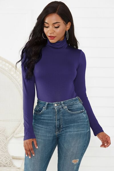 Stepping Out Turtleneck Long Sleeve Bodysuit