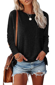 Henna Casual Long Sleeve Top