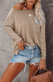 Henna Casual Long Sleeve Top
