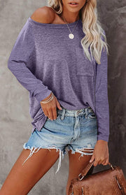 Henna Casual Long Sleeve Top
