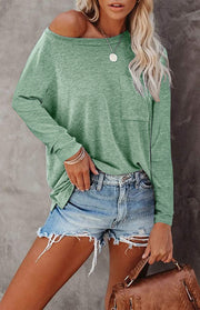 Henna Casual Long Sleeve Top
