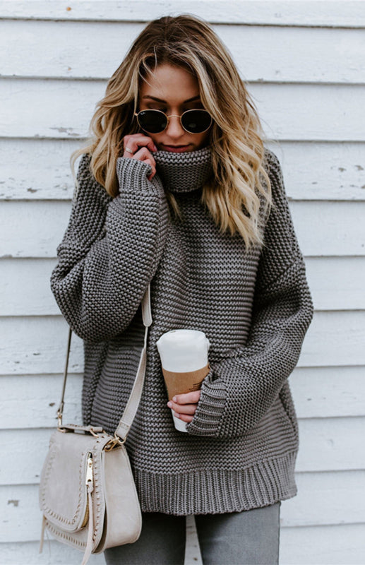 Brooklyn High Neck Pullover Sweater